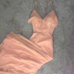 Pink Blush Bridesmaid Dress